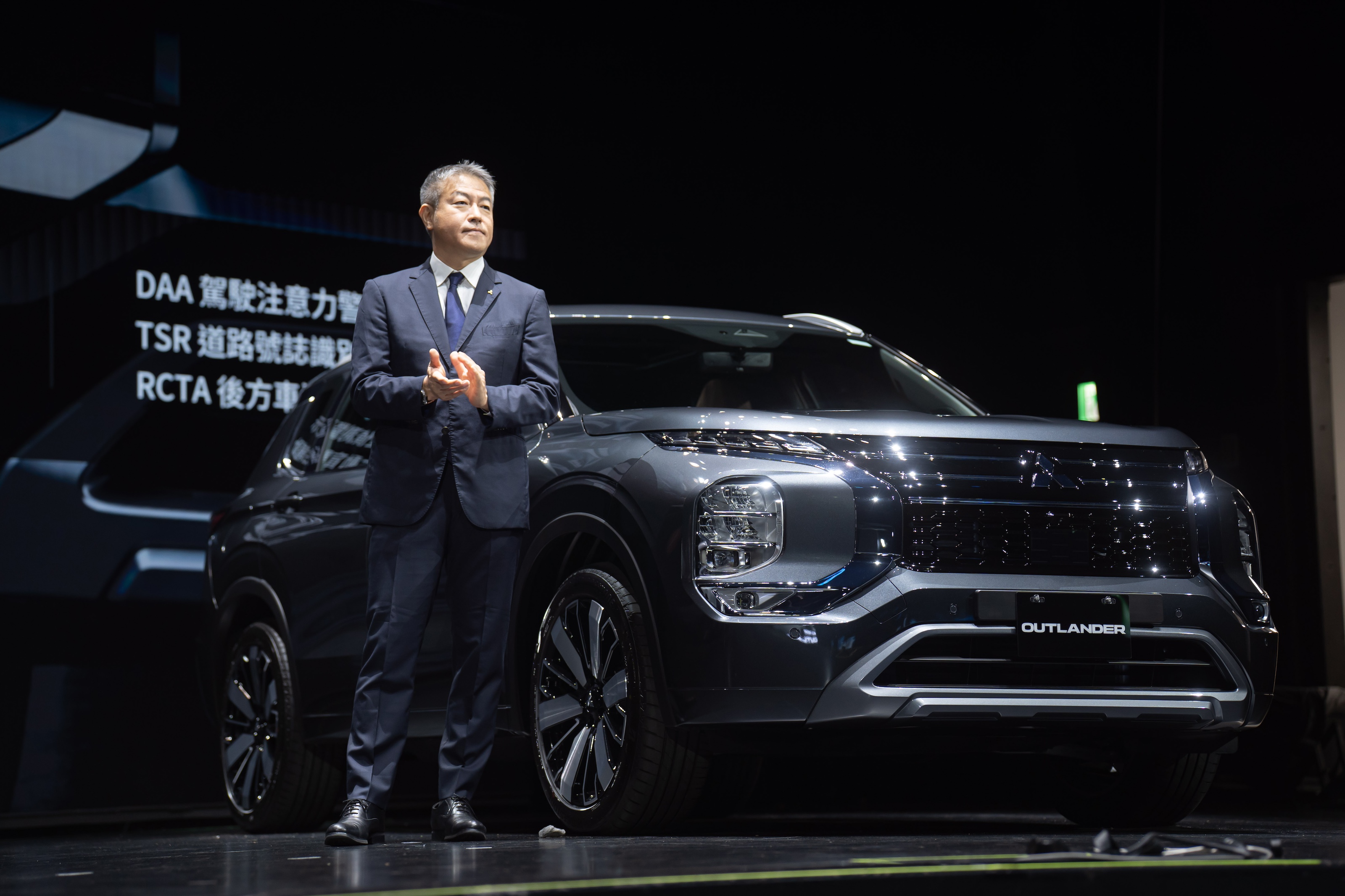 日本三菱自動車本部長原武司出席ALL NEW OUTLANDER親自講解車型產品力